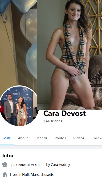 Quick risk of an ex Miss Massachusetts Cara Devost