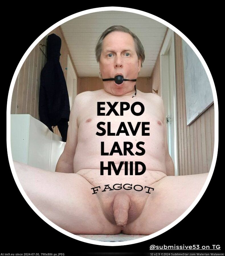 Faggot Lars Hviid HUMILIATED exposed and made public like a slut